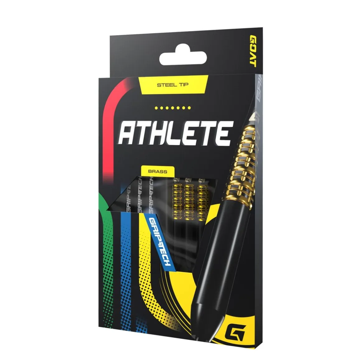GOAT Athlete Steeldart 12 g 3er Set schwarz/gold