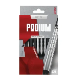 GOAT Podium Softdart 18 g 3er Set schwarz/silber