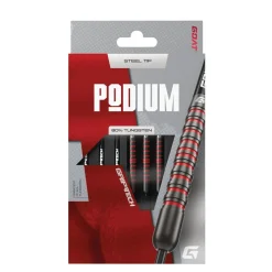 GOAT Podium Steeldart 20 g 3er Set schwarz/rot