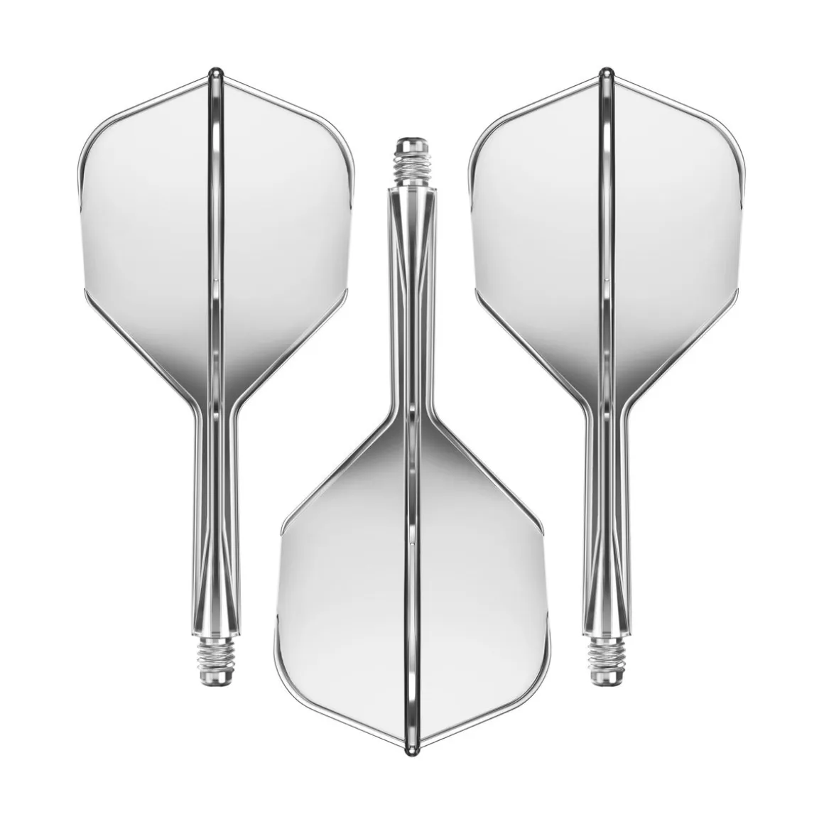 GOAT X Flex Flight und Shaft 26 mm 3er Set transparent
