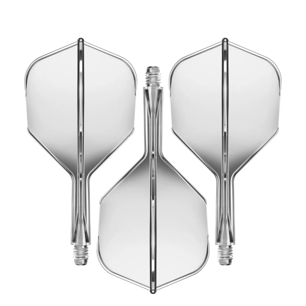 GOAT X Flex Flight und Shaft 19 mm 3er Set transparent