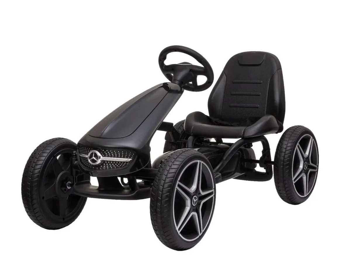 Go Kart Kinder Mercedes schwarz
