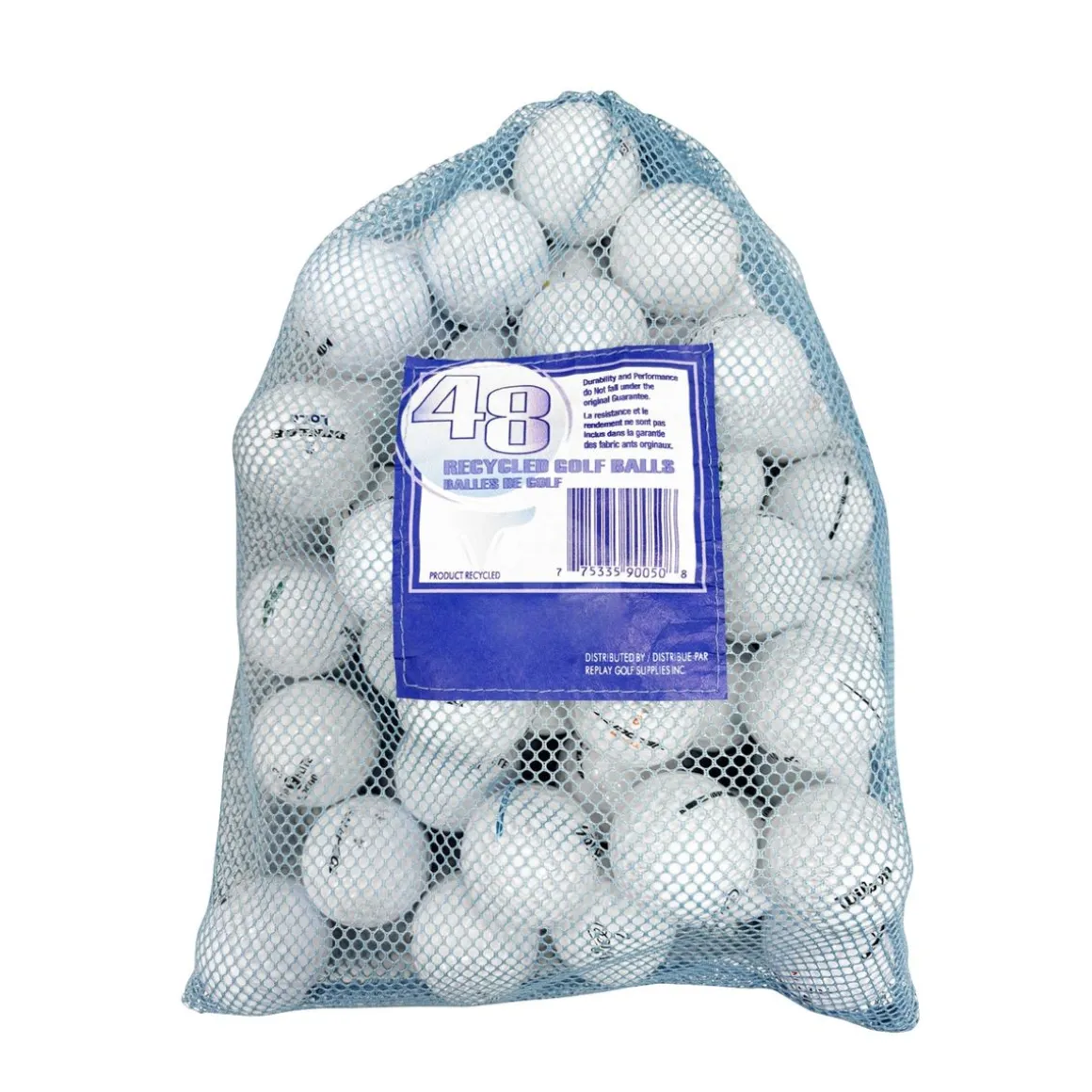 Golfball 48er Set Lakeballs Mix Standard weiss