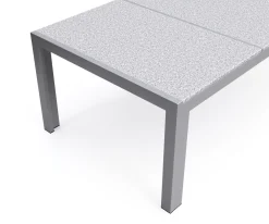 Granittisch 190 x 95 x 75 cm grau