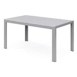 Granittisch 140 x 80 x 75 cm grau