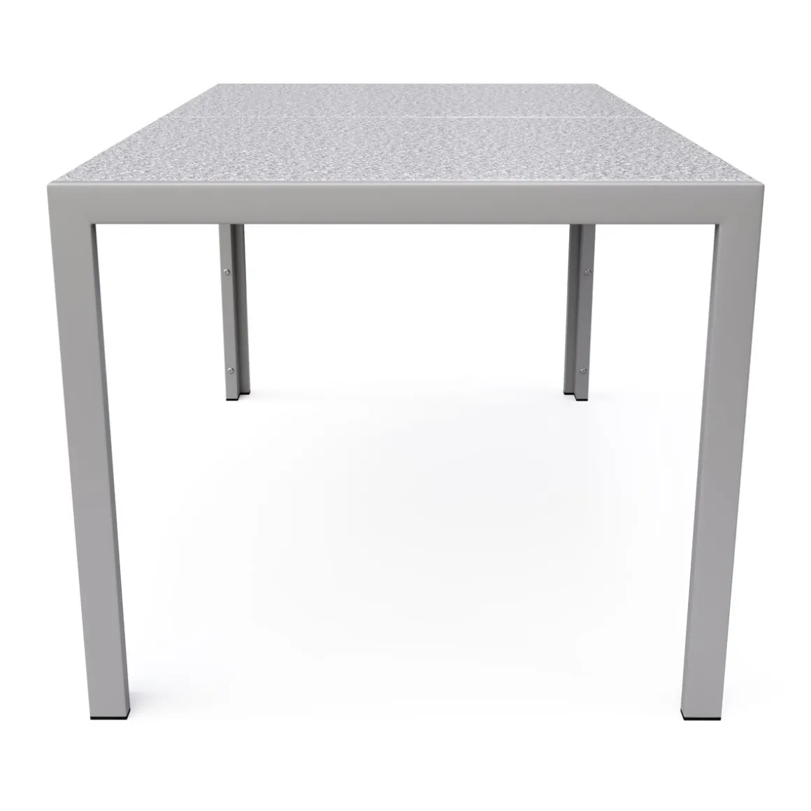 Granittisch 140 x 80 x 75 cm grau