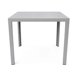 Granittisch 80 x 80 x 75 cm grau
