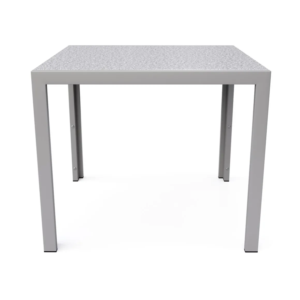 Granittisch 80 x 80 x 75 cm grau