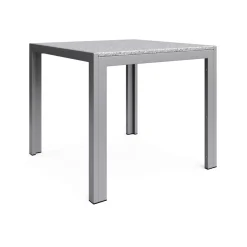 Granittisch 80 x 80 x 75 cm grau