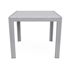 Granittisch 80 x 80 x 75 cm grau