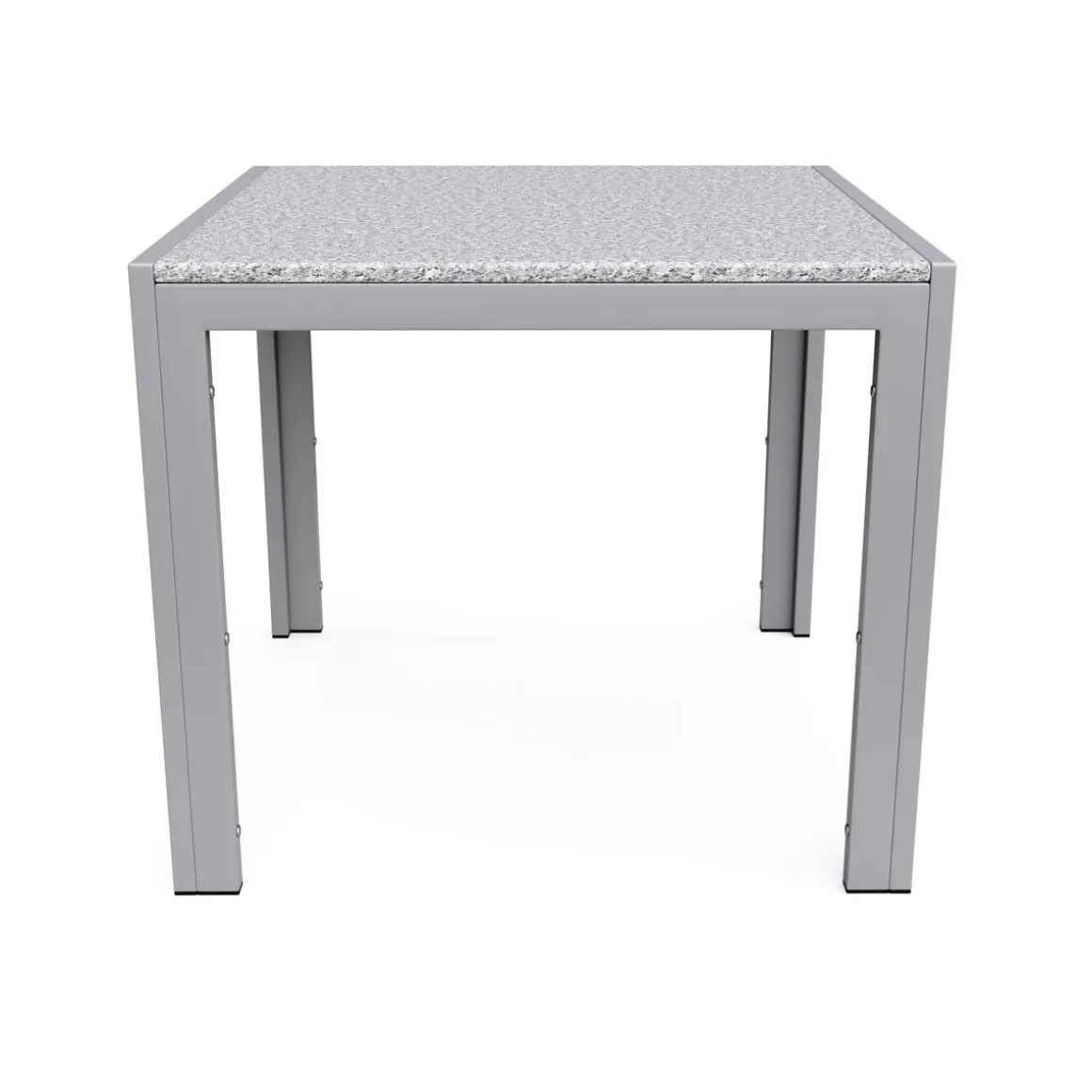 Granittisch 80 x 80 x 75 cm grau