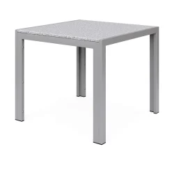 Granittisch 80 x 80 x 75 cm grau