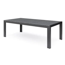 Granittisch 190 x 95 x 75 schwarz