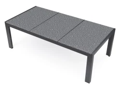 Granittisch 190 x 95 x 75 schwarz