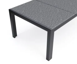 Granittisch 190 x 95 x 75 schwarz