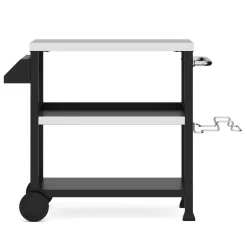 Grill Beistelltisch schwarz