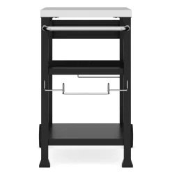 Grill Beistelltisch schwarz