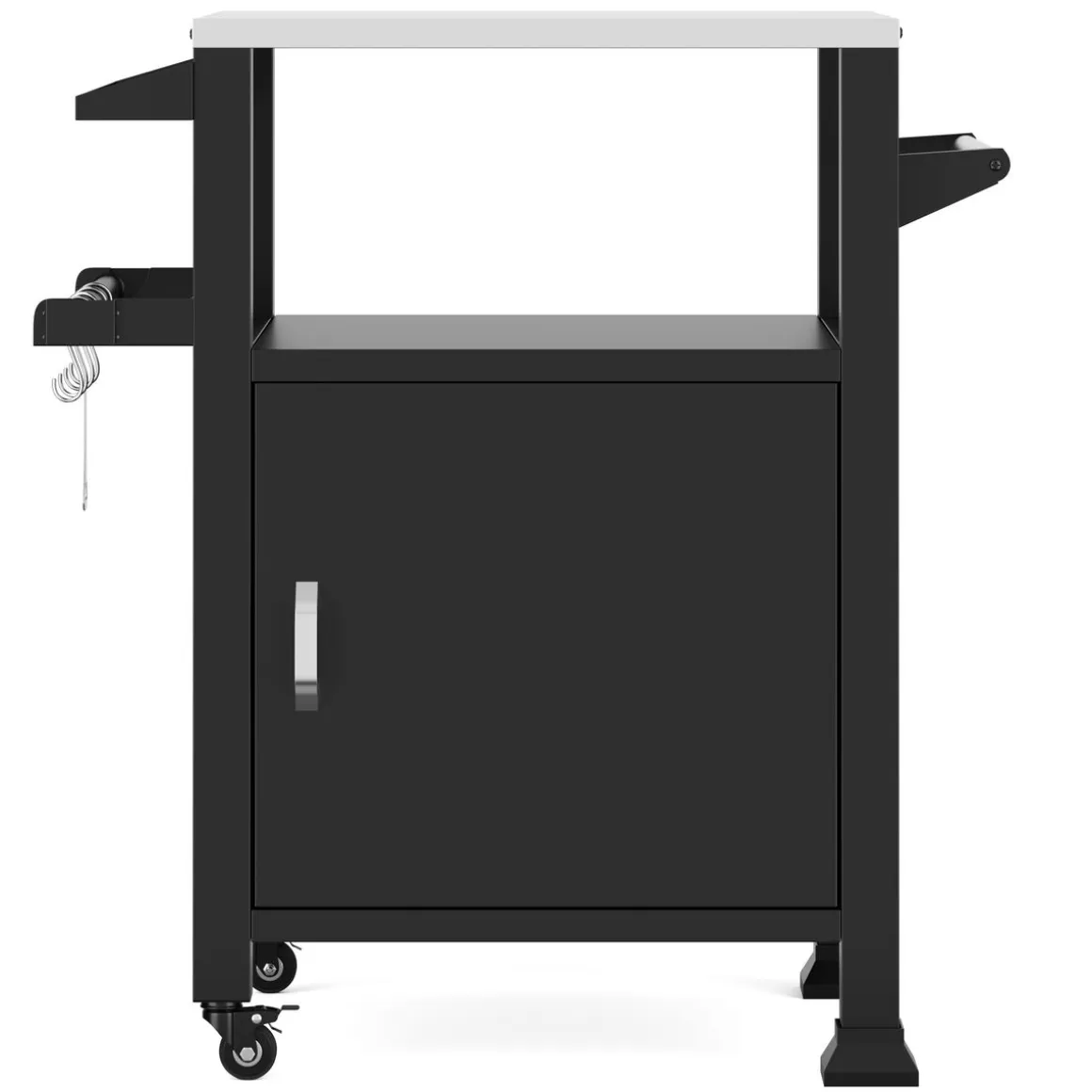 Grill Beistelltisch 1-türig schwarz