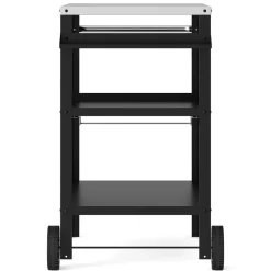Grill Beistelltisch 104 x 51 x 89 cm schwarz