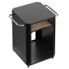 Grill Beistelltisch 60 x 85 x 82 cm schwarz