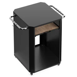 Grill Beistelltisch 60 x 85 x 82 cm schwarz