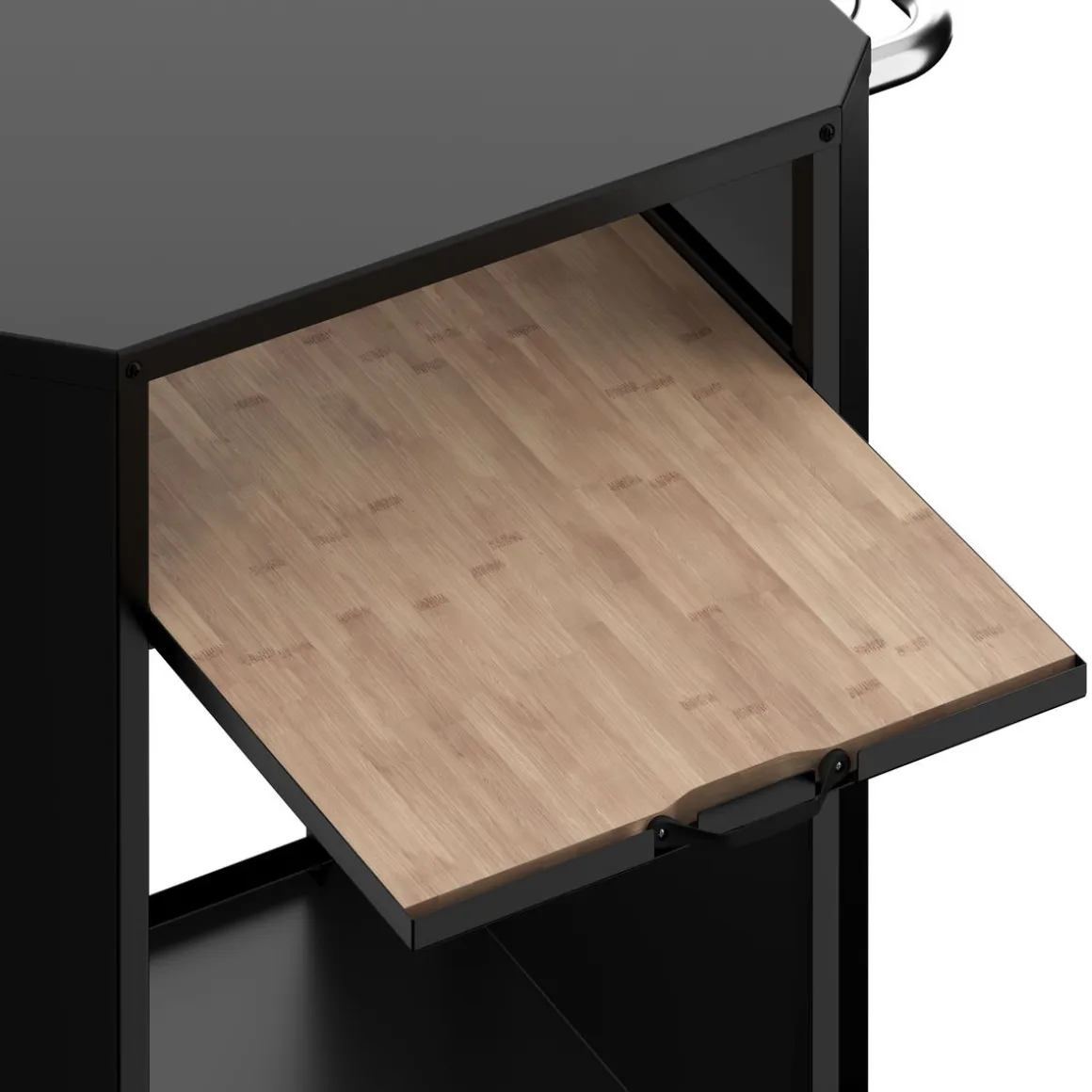 Grill Beistelltisch 60 x 85 x 82 cm schwarz