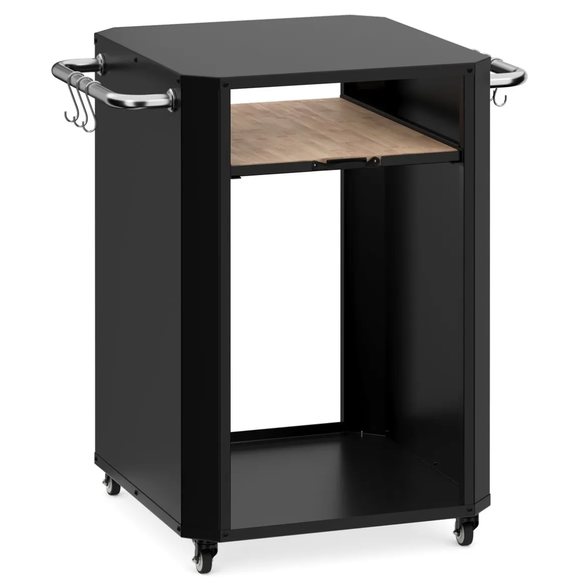 Grill Beistelltisch 60 x 85 x 82 cm schwarz