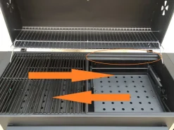 Grill Holzkohle 160 x 64.5 x 107.5 cm