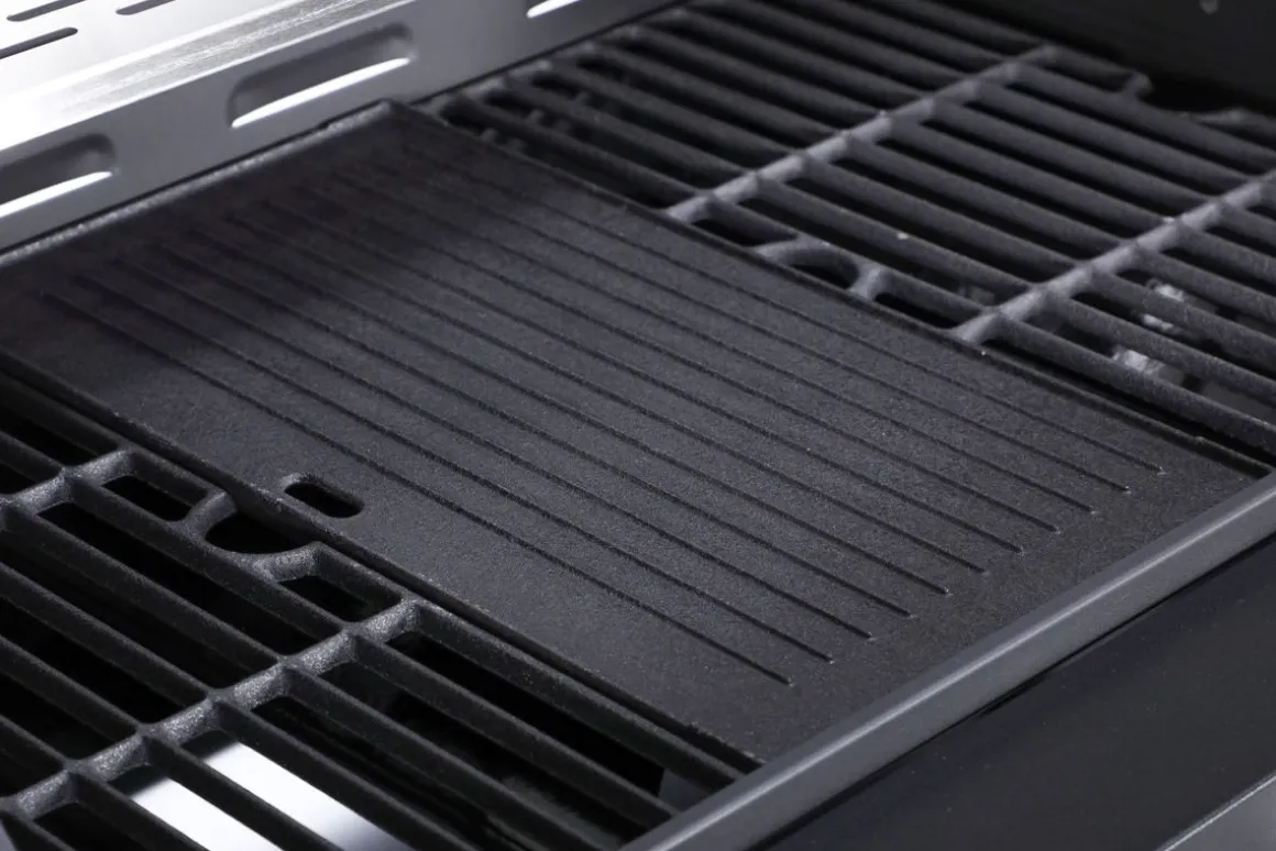 Grillplatte Gusseisen 36.5 x 20 cm