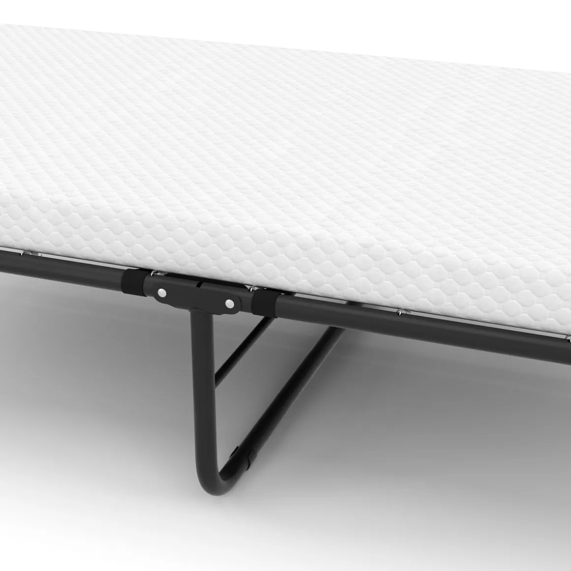 Gästebett faltbar mit Matratze 90 x 200 cm