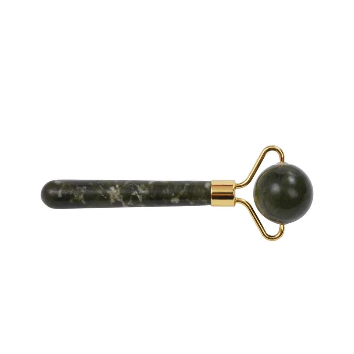 Gua Sha und Jade Roller Set 3-teilig schwarz/gold