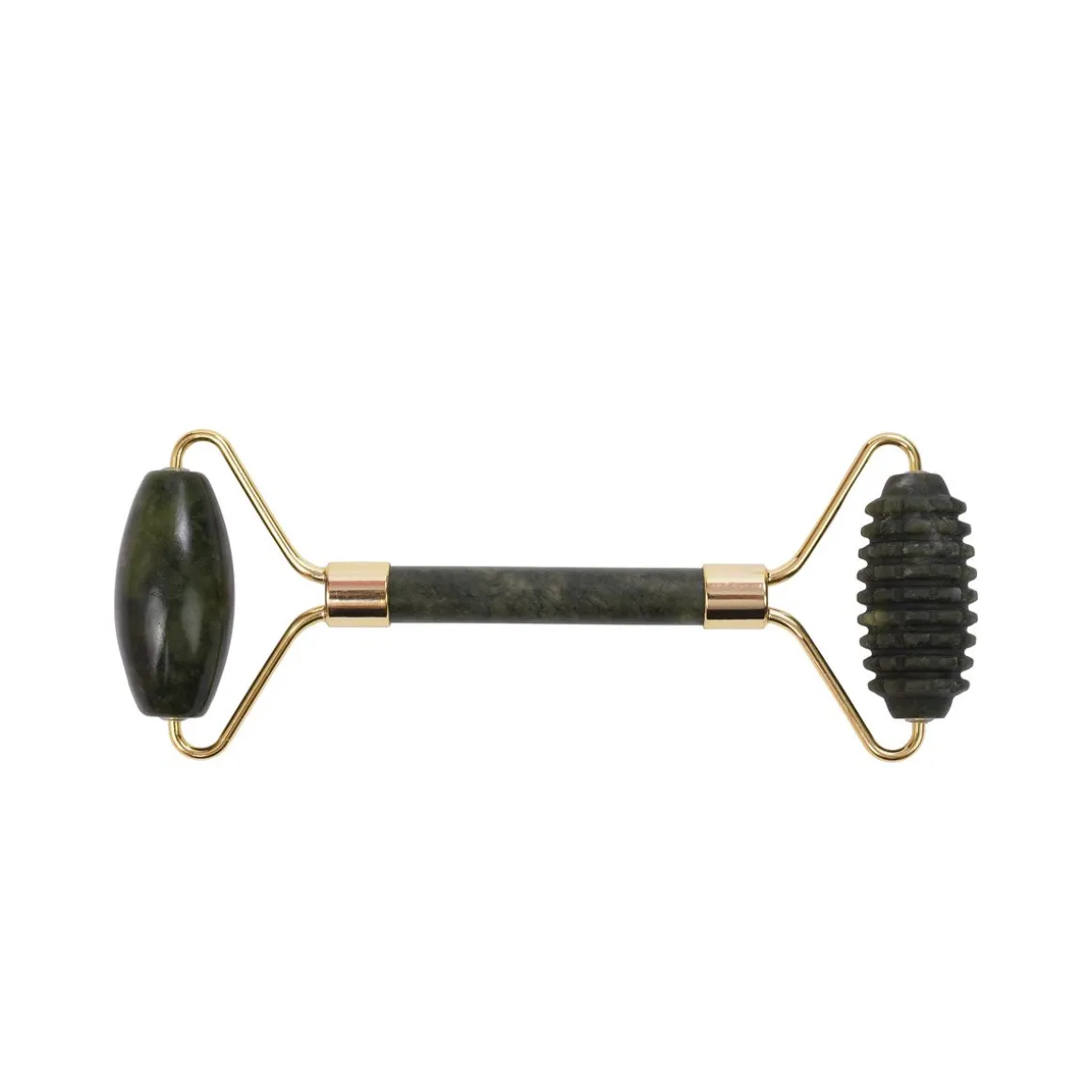 Gua Sha und Jade Roller Set 3-teilig schwarz/gold