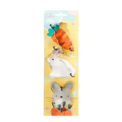 Guetzli-Ausstecher Set Ostern Edelstahl 3-teilig