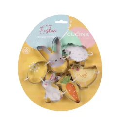 Guetzli-Ausstecher Set Ostern Edelstahl 6-teilig