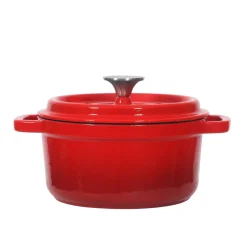 Gusseisentopf 2.3L rot