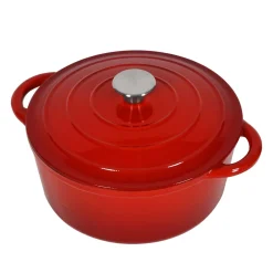 Gusseisentopf 4.8L rot
