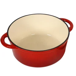 Gusseisentopf 4.8L rot
