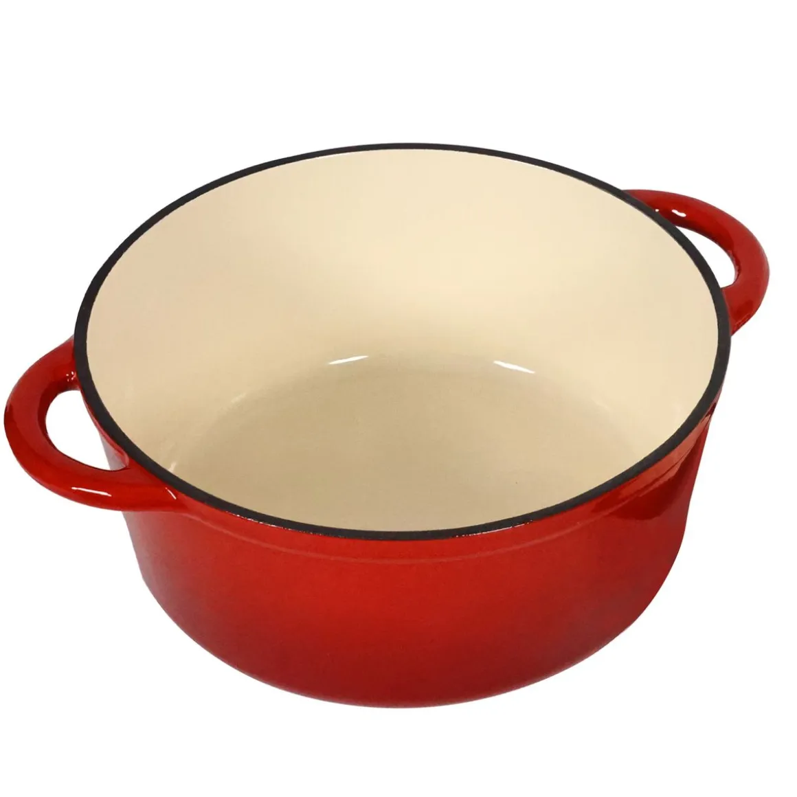 Gusseisentopf 4.8L rot