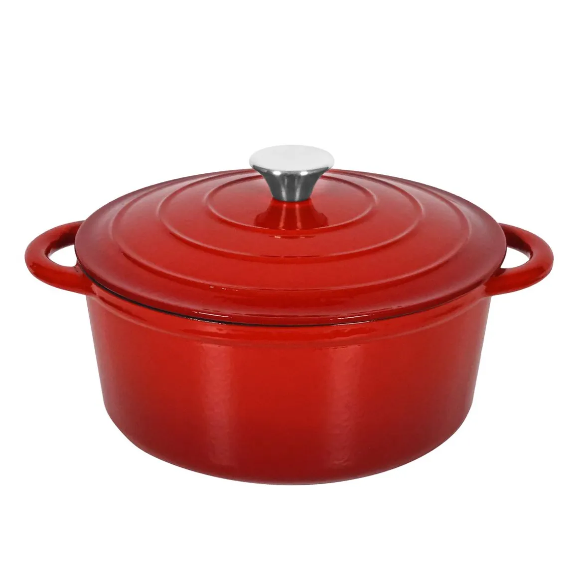 Gusseisentopf 4.8L rot