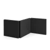 Gymnastikmatte faltbar 180 x 60 cm schwarz