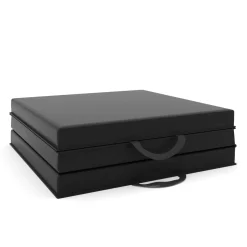 Gymnastikmatte faltbar 180 x 60 cm schwarz