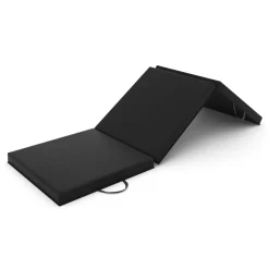 Gymnastikmatte faltbar 180 x 60 cm schwarz