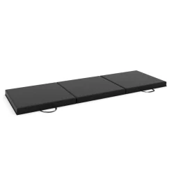 Gymnastikmatte faltbar 180 x 60 cm schwarz