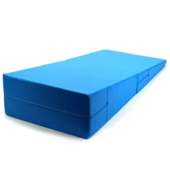 Gymnastikmatte Rampe faltbar hellblau
