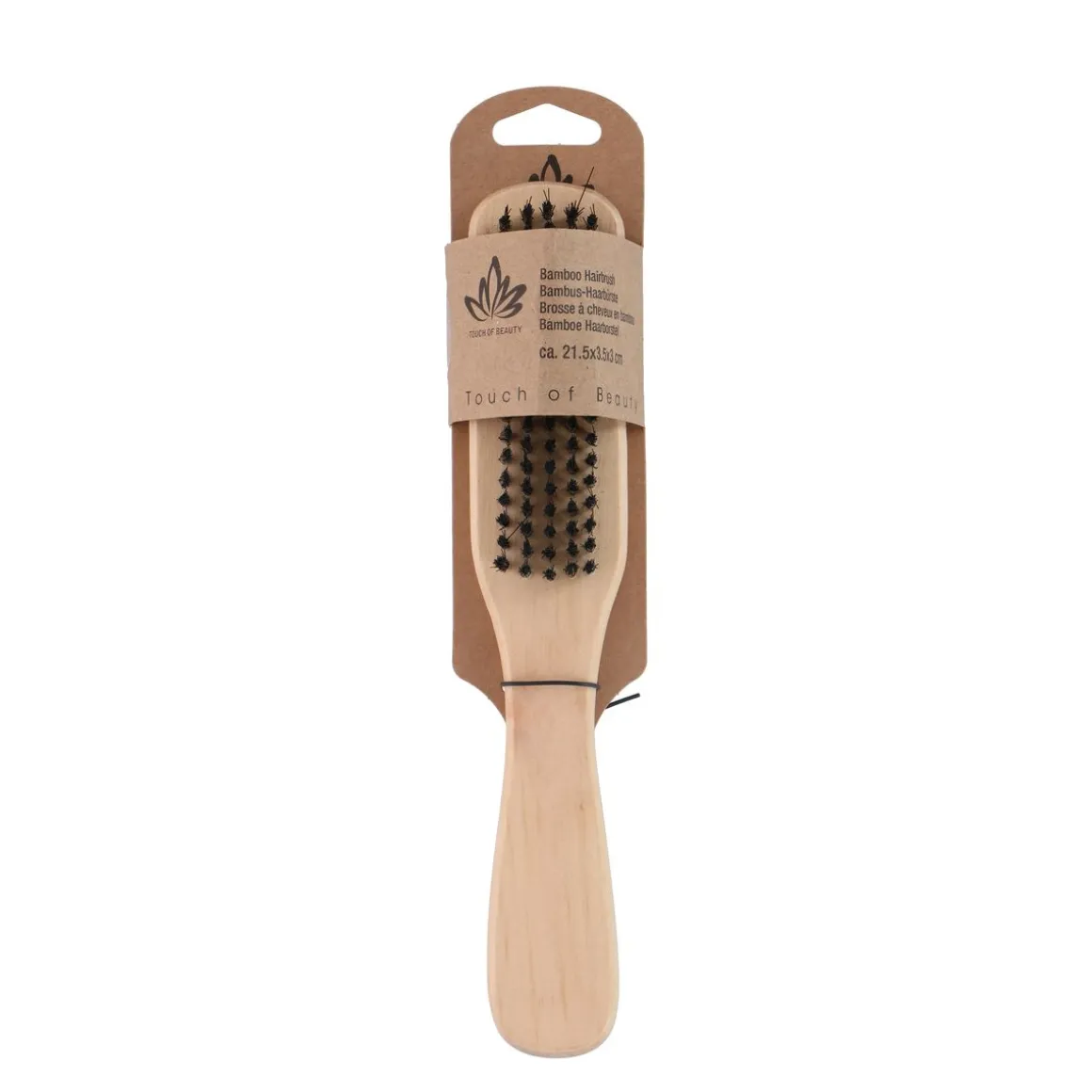 Haarbürste Bambus 22 cm natur
