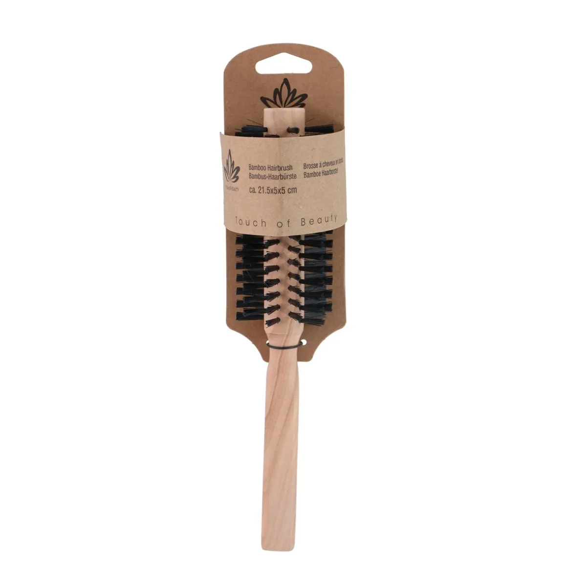 Haarbürste Bambus 22 cm natur