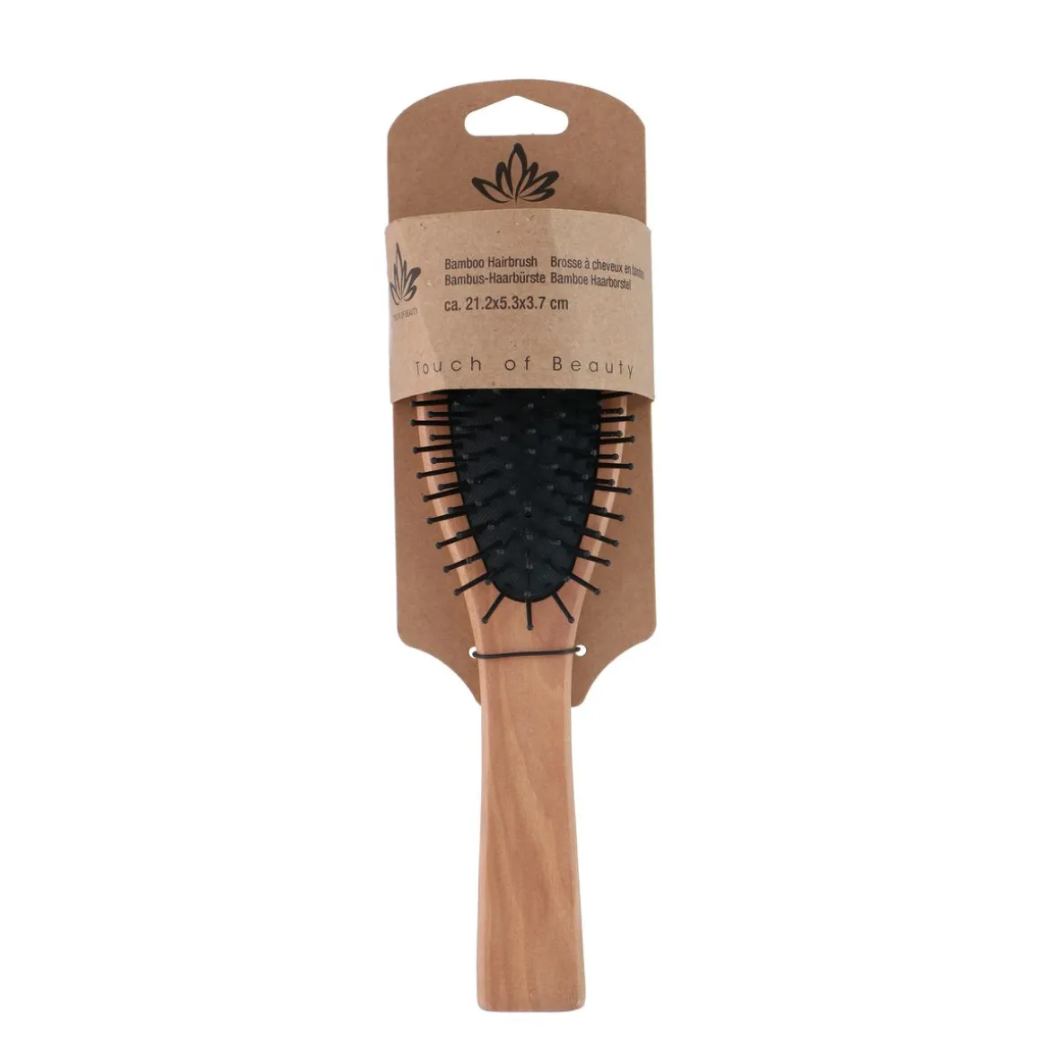 Haarbürste Bambus 22 cm natur