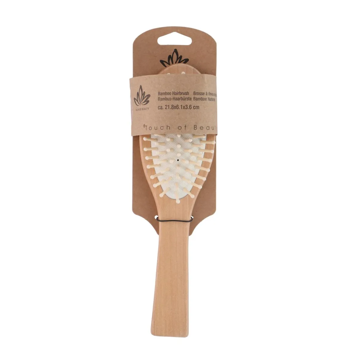 Haarbürste Bambus 22 cm natur