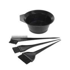 Haarfärbeset 4-teilig schwarz