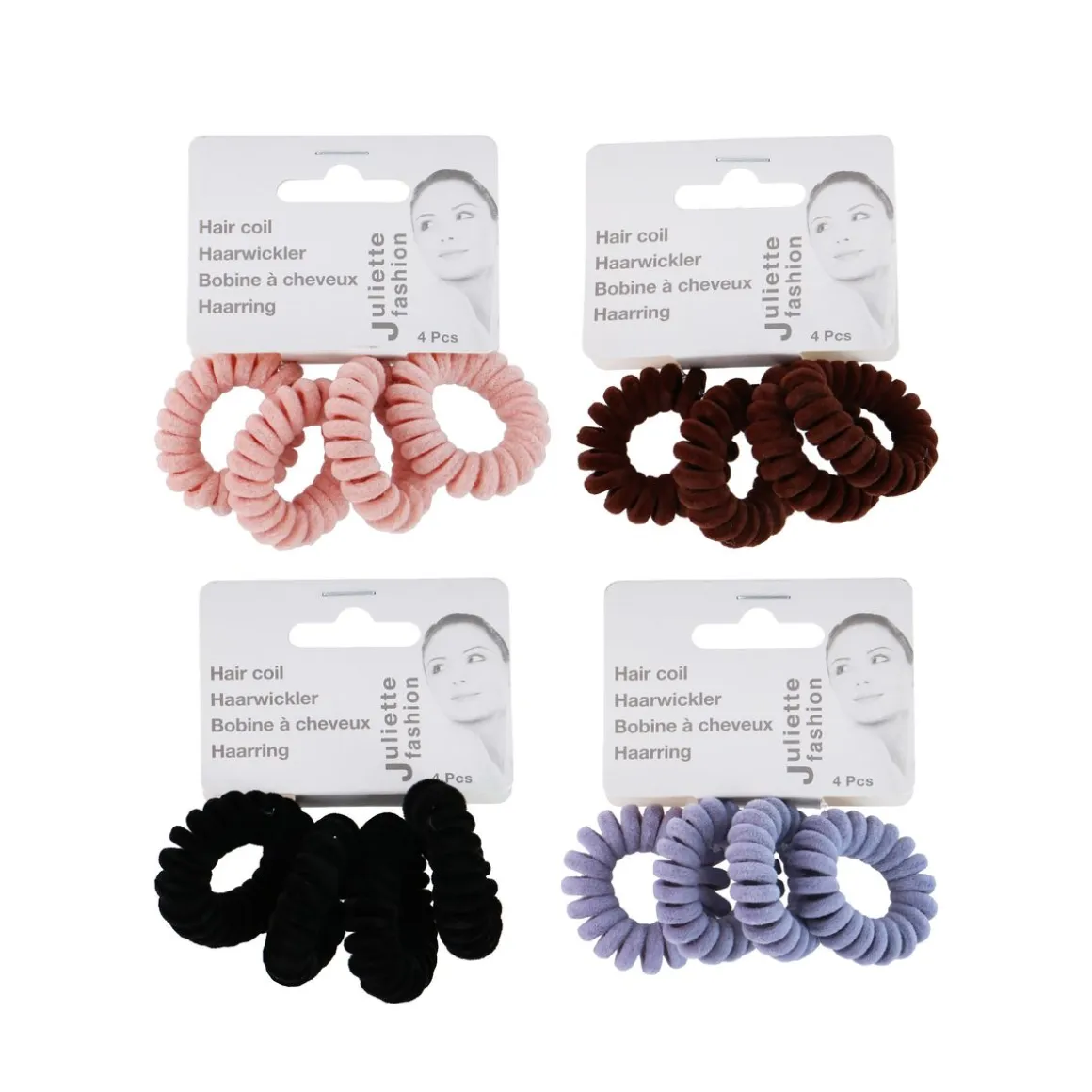 Haargummi 4er Set